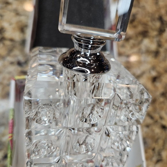 Oleg Cassini Crystal Perfume Bottle Twist Cap Stopper Parfum Refillable Reusable - Picture 13 of 16